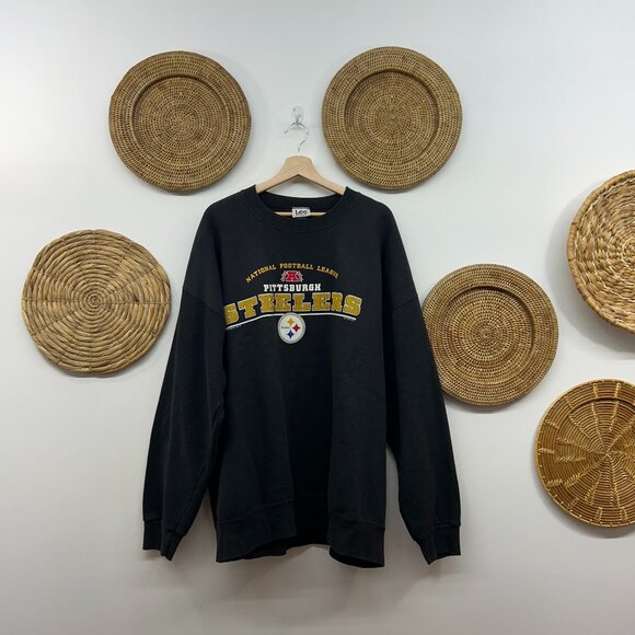 Lee Other - Vintage 90s Lee Pittsburgh Steelers NFL Football Faded Crew Neck Sweatshirt Mens
